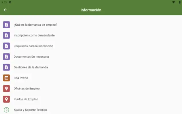 SAE. Servicio Andaluz de Empleo android App screenshot 0