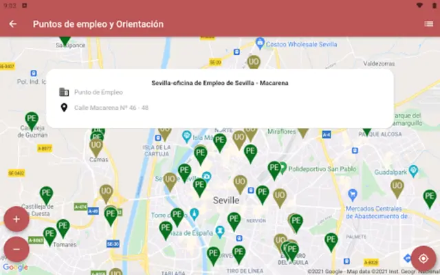 SAE. Servicio Andaluz de Empleo android App screenshot 1