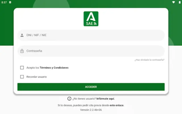 SAE. Servicio Andaluz de Empleo android App screenshot 7